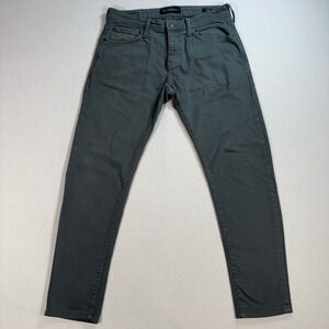 Mavi Jeans Jake Men's 32x28 Green-ish Gray Slim Tapered‎ Stretch Denim Pants